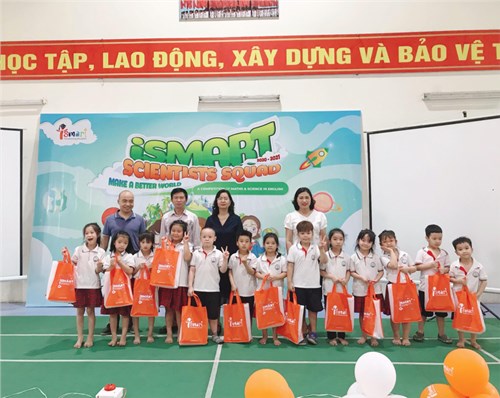 ISMARTER Trường tiểu học Lê Ngọc Hân chinh phục cuộc thi   Biệt đội khoa học 